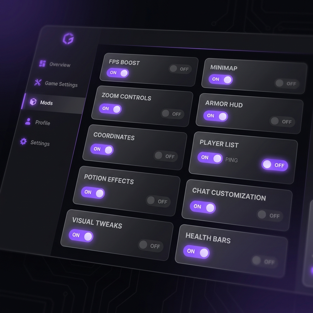 Mods Panel